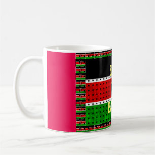 Back to Basics: Kenya Flag Themed Weaving Culture Coffee Mug