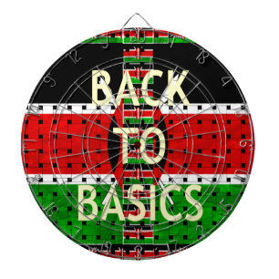 Back to Basics: Kenya Flag Themed Weaving Culture Dartboard With Darts