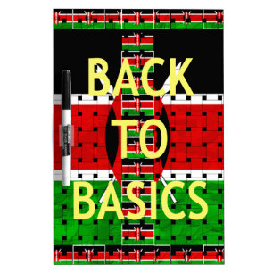 Back to Basics: Kenya Flag Themed Weaving Culture Dry-Erase Board