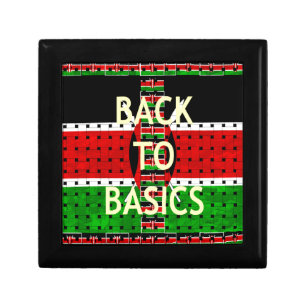 Back to Basics: Kenya Flag Themed Weaving Culture Keepsake Box