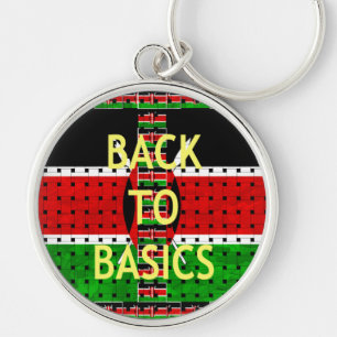 Back to Basics: Kenya Flag Themed Weaving Culture Keychain
