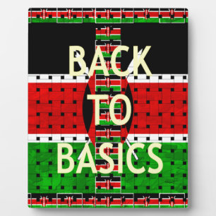 Back to Basics: Kenya Flag Themed Weaving Culture Plaque