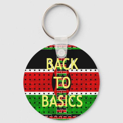 Back to Basics Keychain