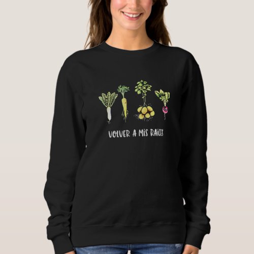 Back to my roots for gardeners with heart Premium Sweatshirt
