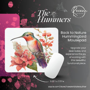 Back to Nature Hummingbird Mouse Pad