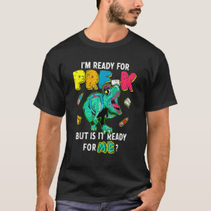 Back To Pre K 1st Day Of Pre K Dinosaur Preschool T-Shirt