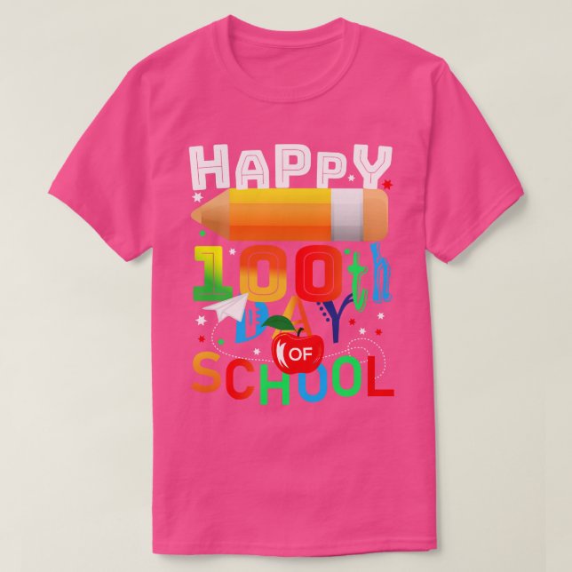 Back To School 100 Day Of School (311) T-Shirt (Design Front)