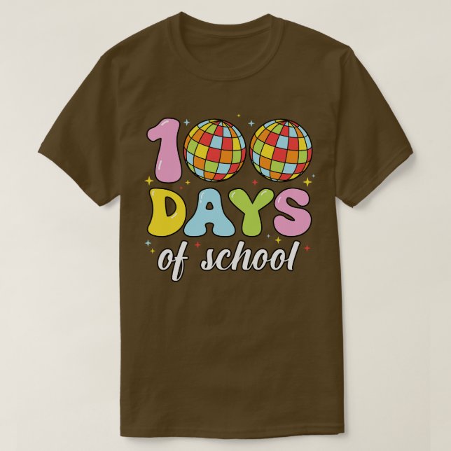 Back To School 100 Day Of School (376) T-Shirt (Design Front)