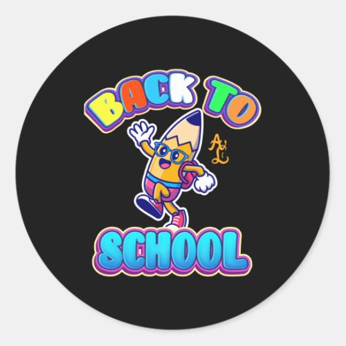 Back To School 110  Classic Round Sticker