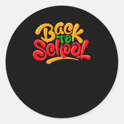 Back To School 125  Classic Round Sticker
