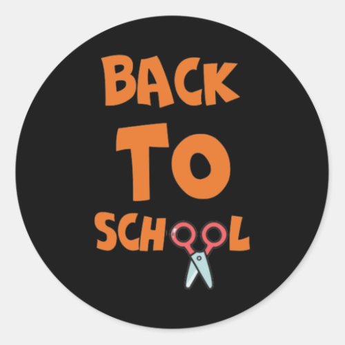 Back To School 131  Classic Round Sticker