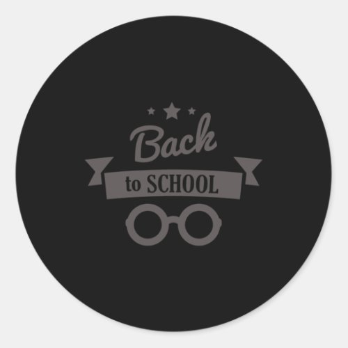Back To School 140  Classic Round Sticker