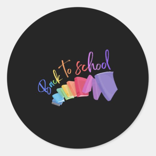 Back To School 143  Classic Round Sticker