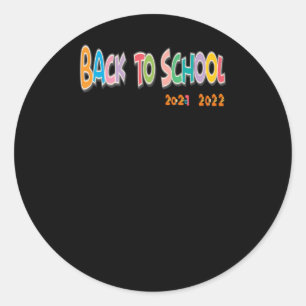 Back To School 15 Classic Round Sticker