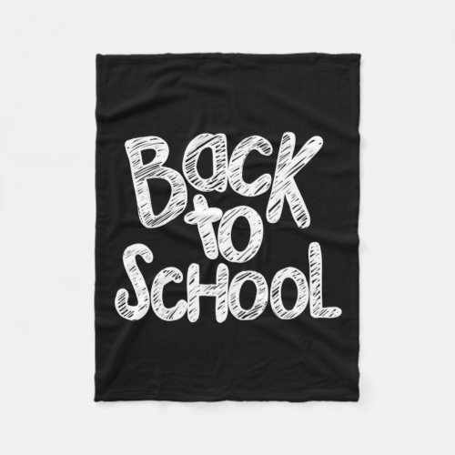 Back To School 166  Fleece Blanket