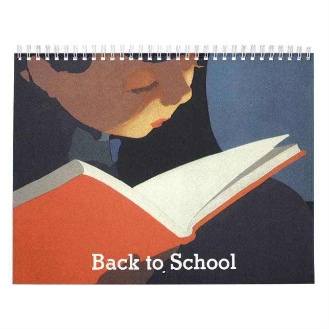 Back to School 18 month Calendar, Starts August! Calendar (Cover)