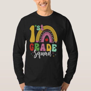Back To School 1st Grade Squad Team Girls Boys Tea T-Shirt