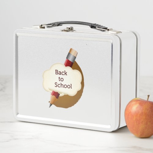 Back to School 2023 Sharpen Your Pencils Metal Lunch Box