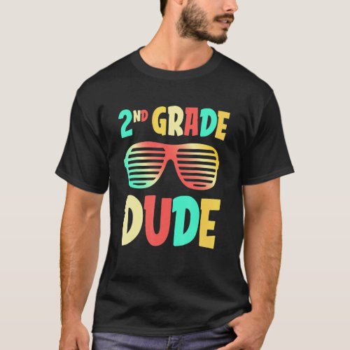 Back To School 2nd Grade Dude First Day Of School  T-Shirt