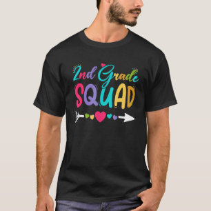 Back To School 2nd Grade Squad Second Grade Teache T-Shirt