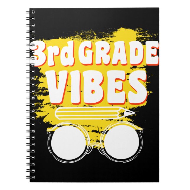 Back To School 2nd Grade Vibes Shirt First Day Kid Notebook (Front)