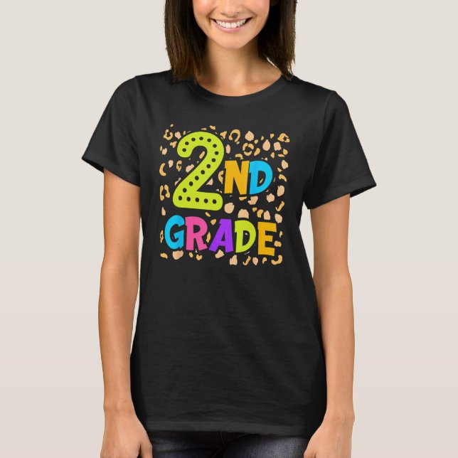 Back To School 2nd Second Grade Teacher Student Ki T-Shirt (Front)