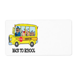 School Bus Labels | Zazzle