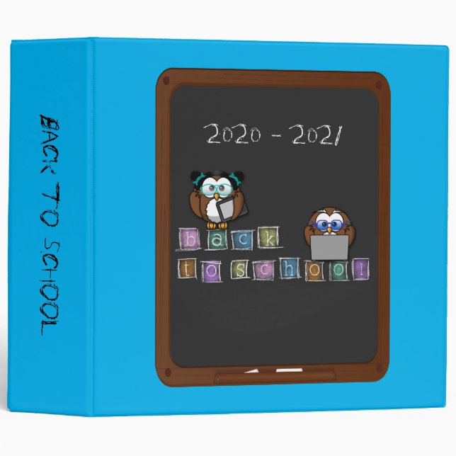 back to school - 3 ring binder (Front/Spine)