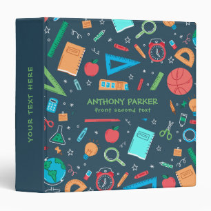 Back to School 3 Ring Binder