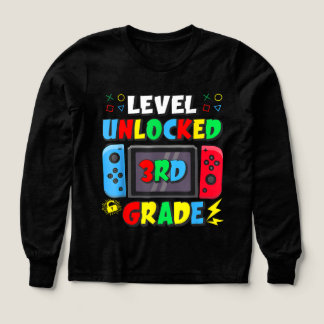 Back to School 3rd Grade Boys Gamer  Tri-Blend Shirts