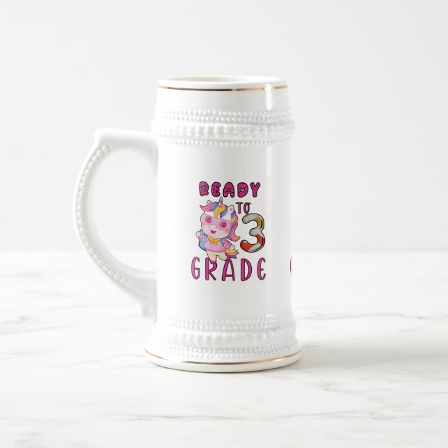 Back To School, 3Th Grade Beer Stein (Left)