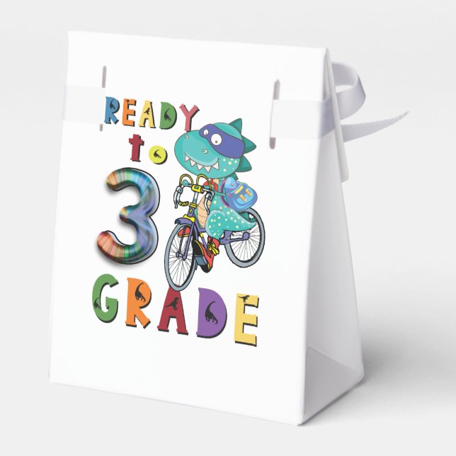 Back To School, 3Th Grade Favor Boxes (Back Side)