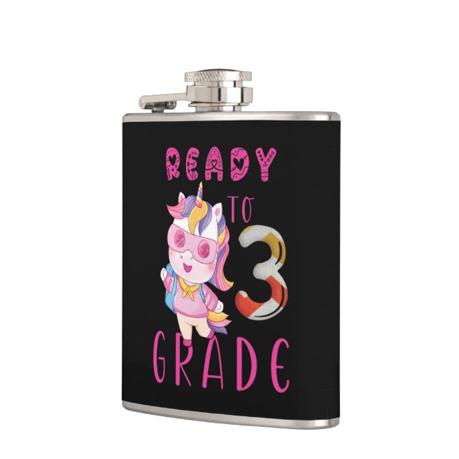 Back To School, 3Th Grade Flask (Left)
