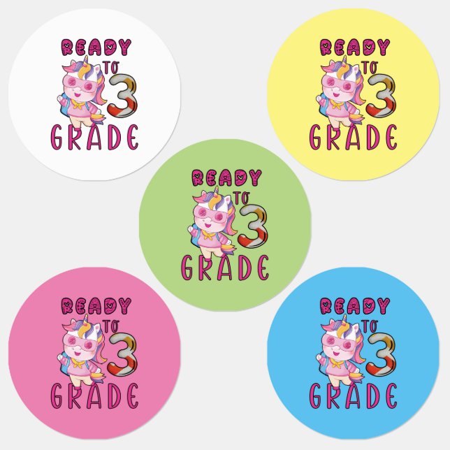 Back To School, 3Th Grade Labels (Group)