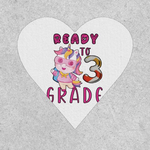 Back To School 3Th Grade Patch