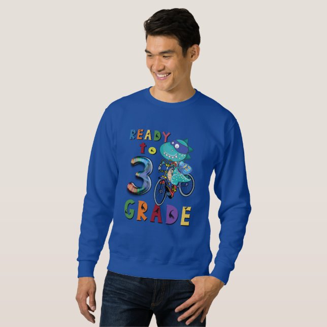 Back To School, 3Th Grade Sweatshirt (Front Full)