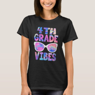 Back To School 4th Grade Vibes First Day Teacher T-Shirt