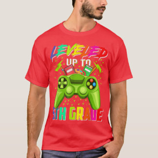 Back To School 5th Grade Gamer Leveled Up To Fifth T-Shirt