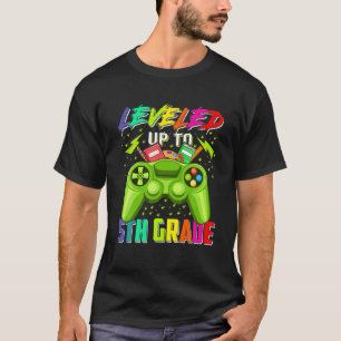Back To School 5Th Grade Gamer Leveled Up To Fifth T-Shirt