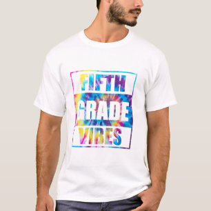 Back To School 5th Grade Vibes First Day Of School T-Shirt