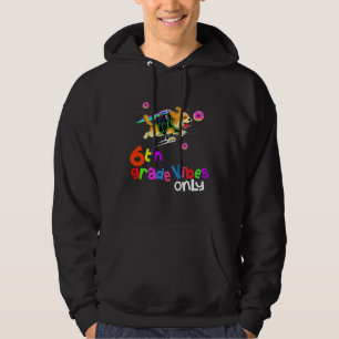 Back to School  6th Grade Corgi Dog Donuts 1st Day Hoodie