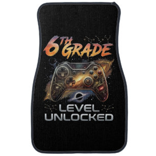 Back to School 6th Grade Gamer First Day School Car Floor Mat