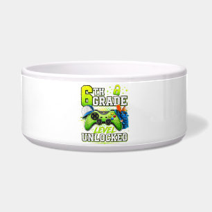 Back to School 6th Sixth Grade Level Unlocked Bowl