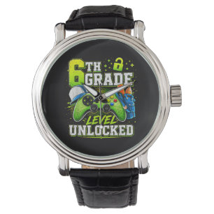 Back to School 6th Sixth Grade Level Unlocked Watch