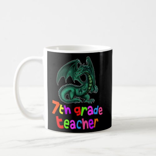 Back To School  7th Grade Teacher Dragon Lover Gam Coffee Mug