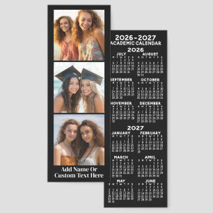 Back to School Academic School Calendar, Photos Bookmarks