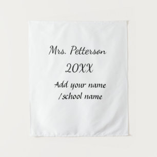 Back to school add teacher name year school name tapestry