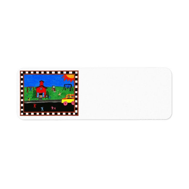 Back To School Address Label (Front)
