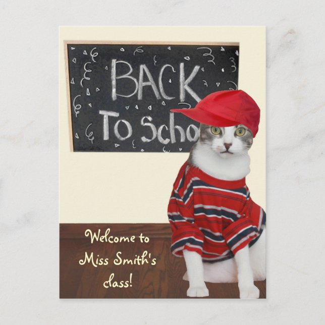 Back to School Announcement Postcard (Front)