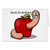 "BACK TO SCHOOL" APPLE (Front Horizontal)